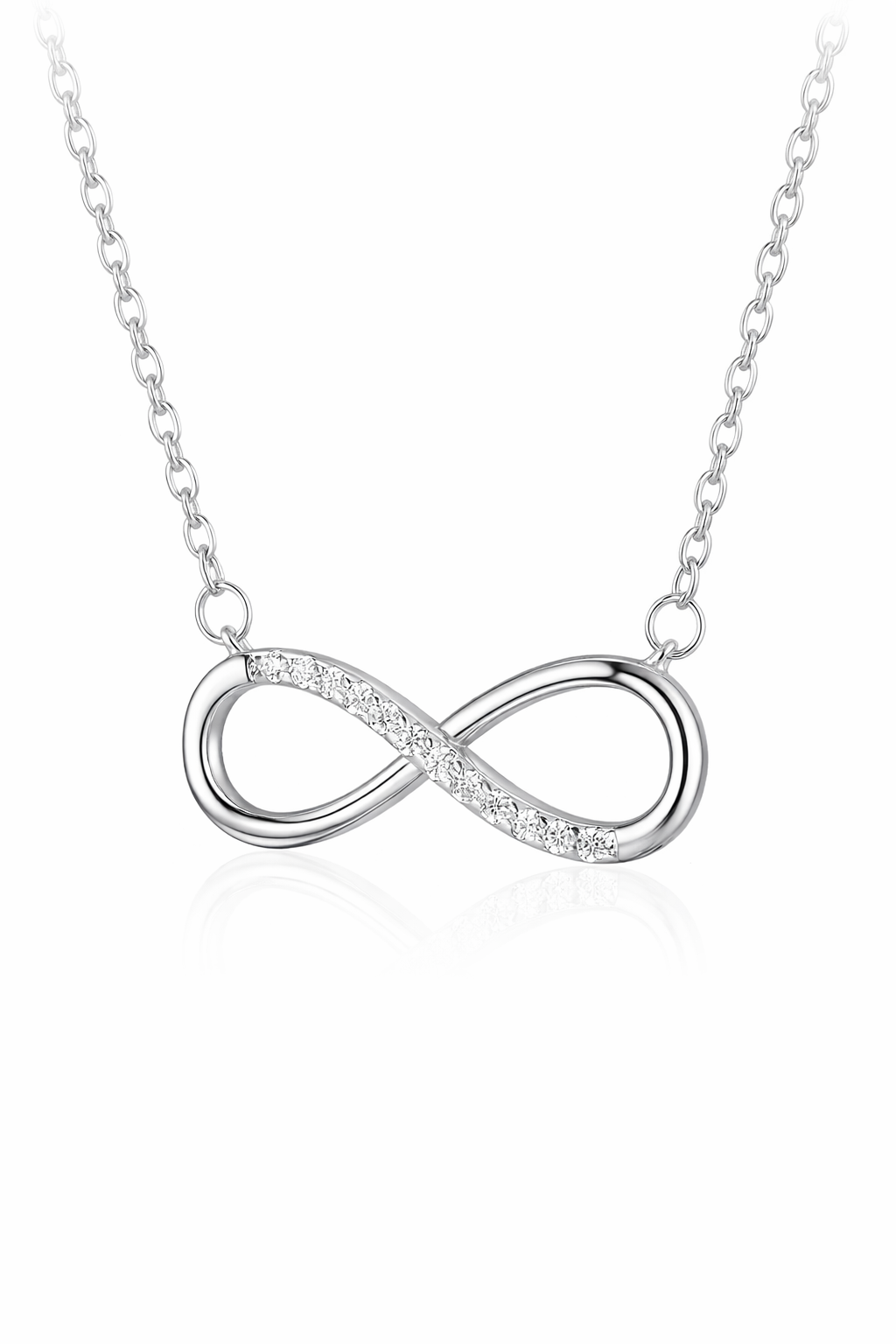Ailmay 925 Sterling Silver Oändlig Kärlek Hänge