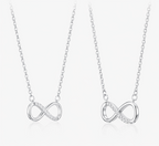 Ailmay 925 Sterling Silver Oändlig Kärlek Hänge