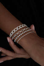 Diamant Cubansk Kedjearmbandsset Lamis