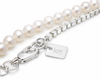 Koreanskt Pärlarmband i 925 Sterling Silver