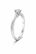 S925 sterlingsilverring med sex klor Lamis