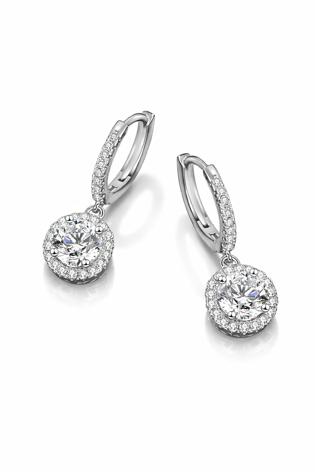 S925 runda örhängen i sterlingsilver Lamis