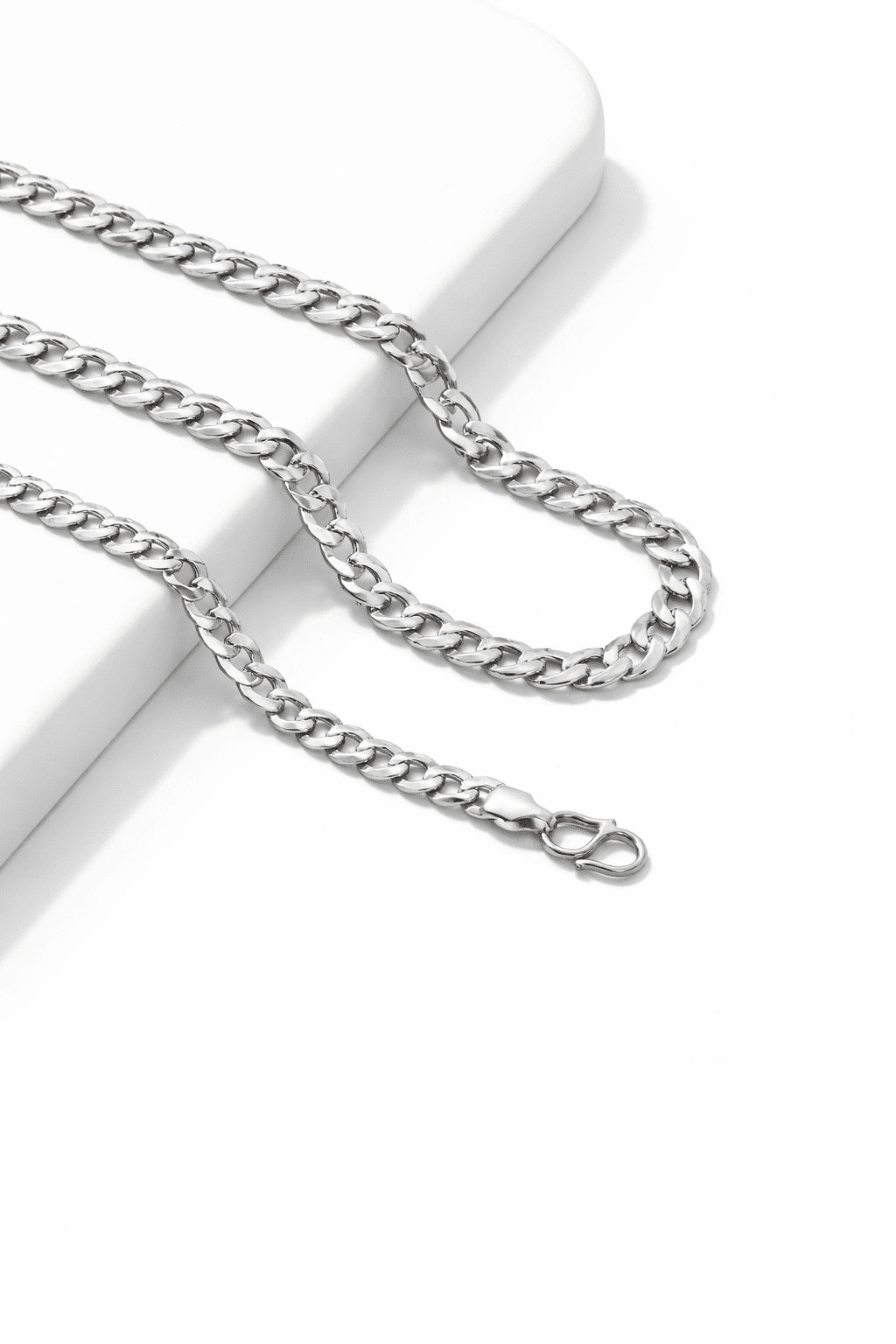 S925 cubanskt kedjearmband i silver Lamis