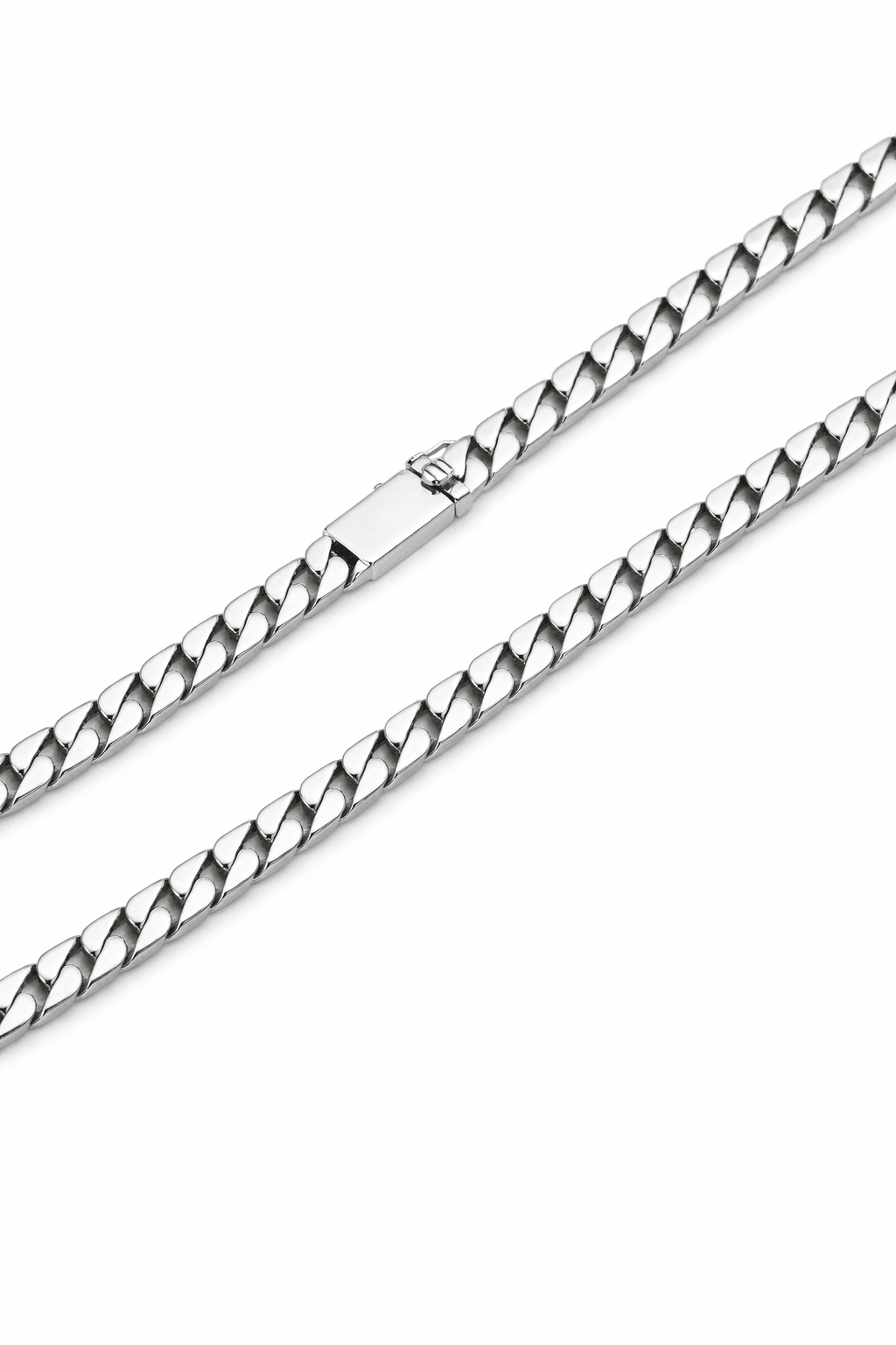S925 cubansk kedjehalsband i silver Lamis