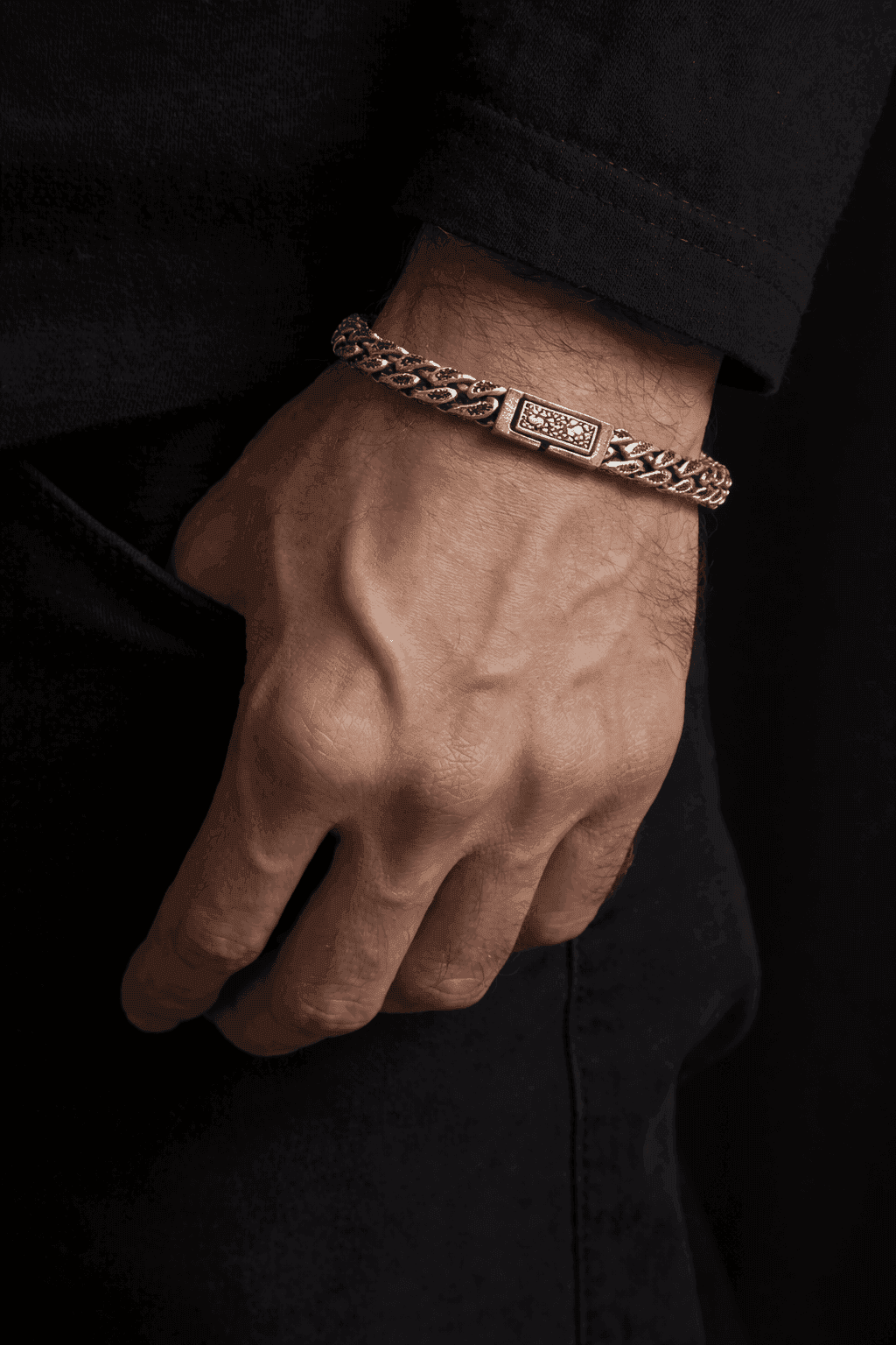 S925 silverarmband med diamant i retrostil Lamis