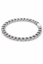 S925 silverarmband med diamant i retrostil Lamis