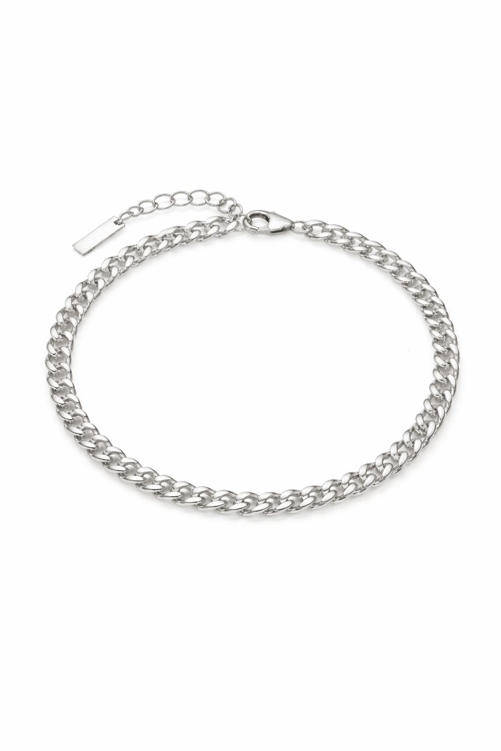 S925 cubanskt kedjearmband i silver Lamis
