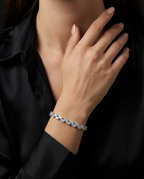 Litet Blad Zirkonarmband Lamis