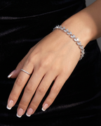 Litet Blad Zirkonarmband Lamis